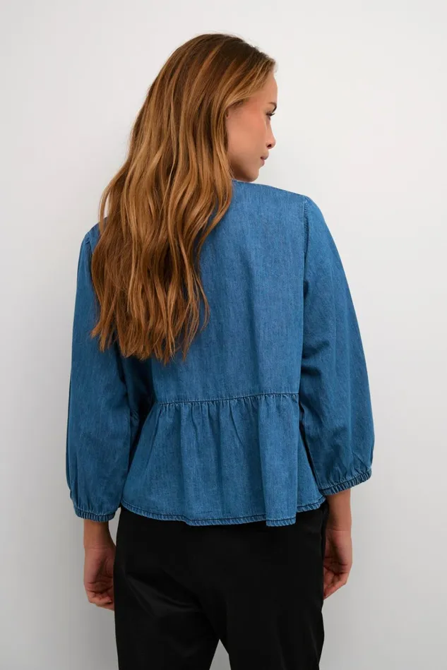 CULTURE Blouses CUspenca Denim Blouse 8211 Women