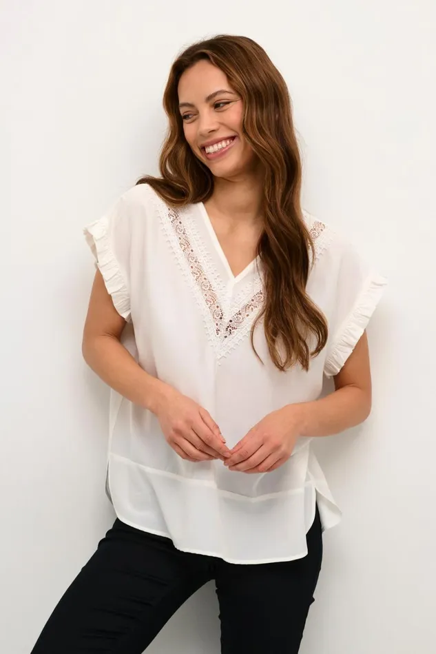 CULTURE Blouses CUtiffany Blouse Spring Gardenia 8211 Women