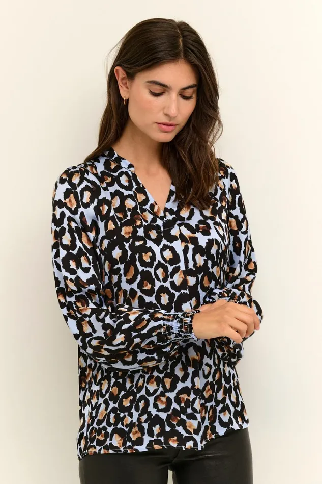 CULTURE Blouses CUvinca Leopard Blouse Serenity 8211 Women