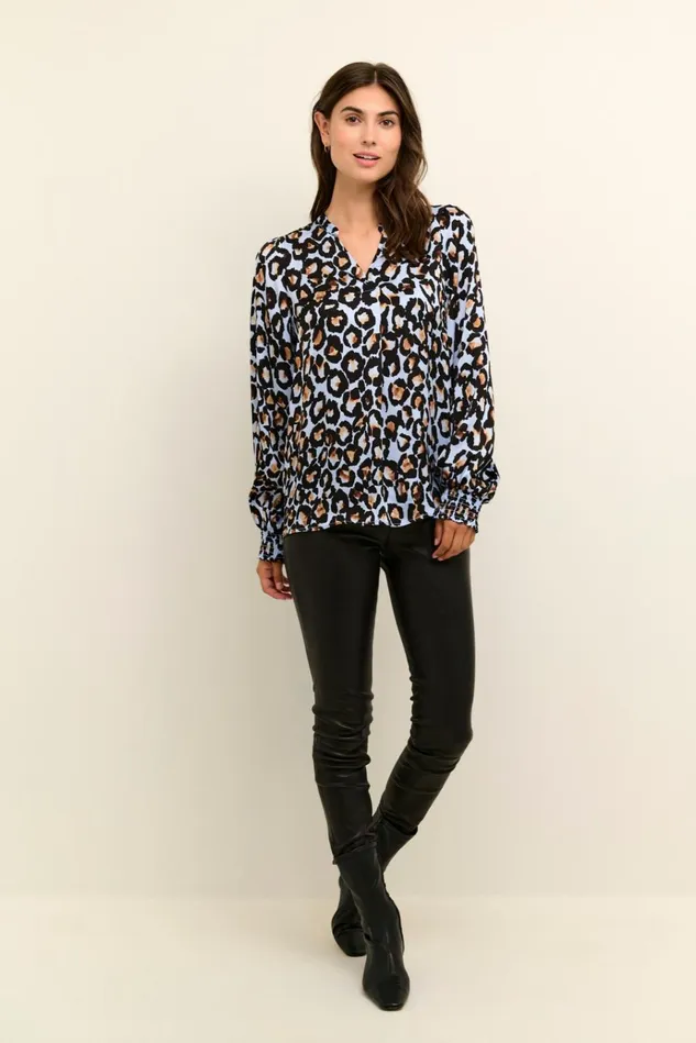 CULTURE Blouses CUvinca Leopard Blouse Serenity 8211 Women