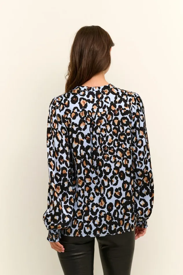 CULTURE Blouses CUvinca Leopard Blouse Serenity 8211 Women
