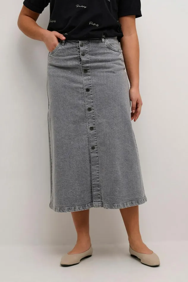CULTURE Denim Styles CUami Denim Jacket Light Grey Wash 8211 Women
