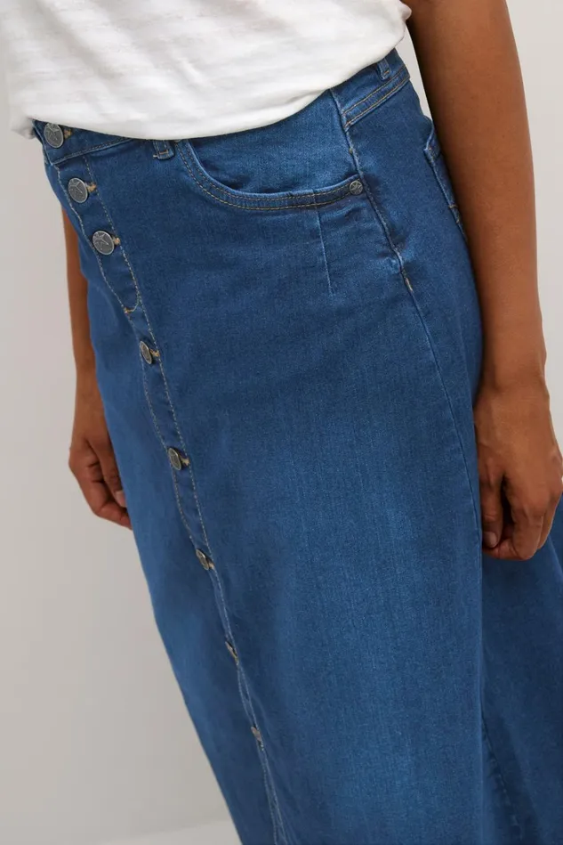 CULTURE Denim Styles CUami Denim Skirt Dark Blue Wash 8211 Women