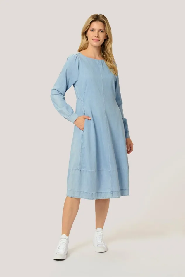 CULTURE Denim Styles CUarpa Denim Dress Light Blue Wash 8211 Women