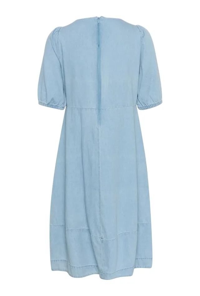 CULTURE Denim Styles CUriva Dress Light Blue Wash 8211 Women