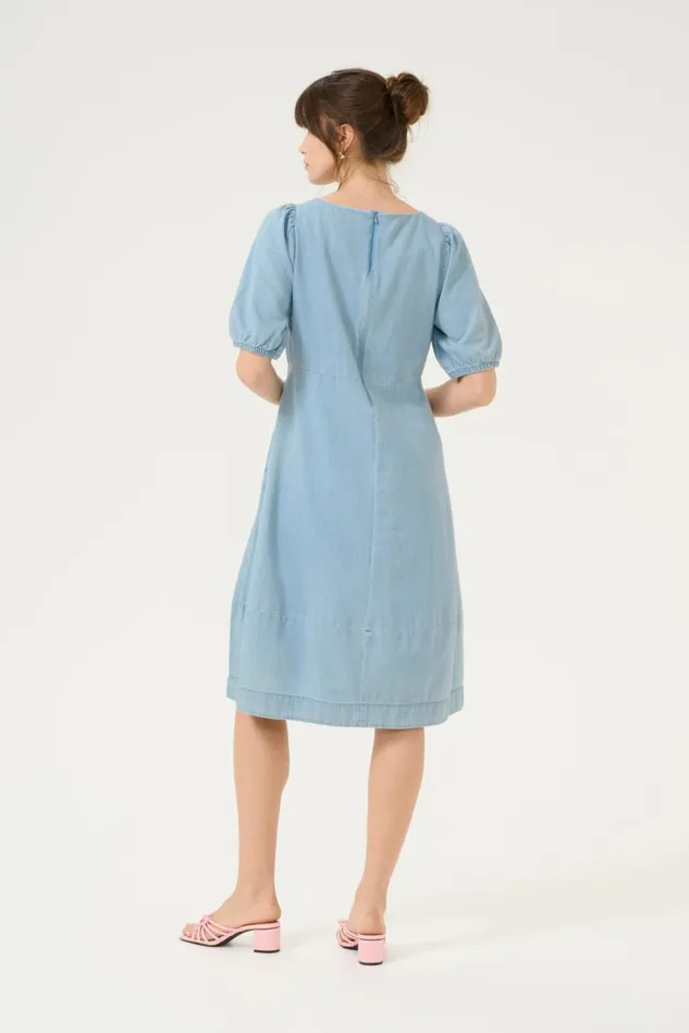 CULTURE Denim Styles CUriva Dress Light Blue Wash 8211 Women