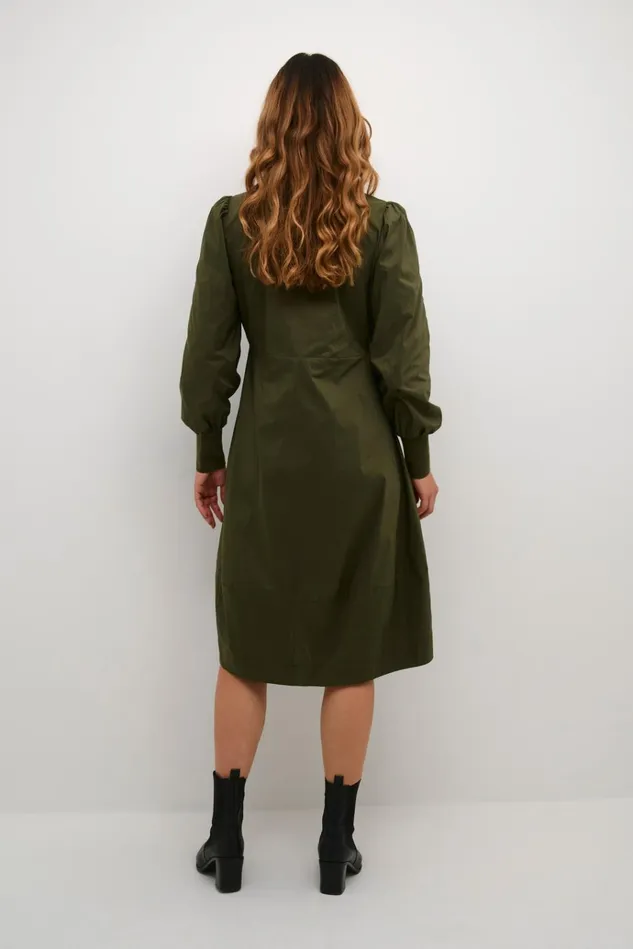 CULTURE Dresses CUantoinett Dress Burnt Olive 8211 Women