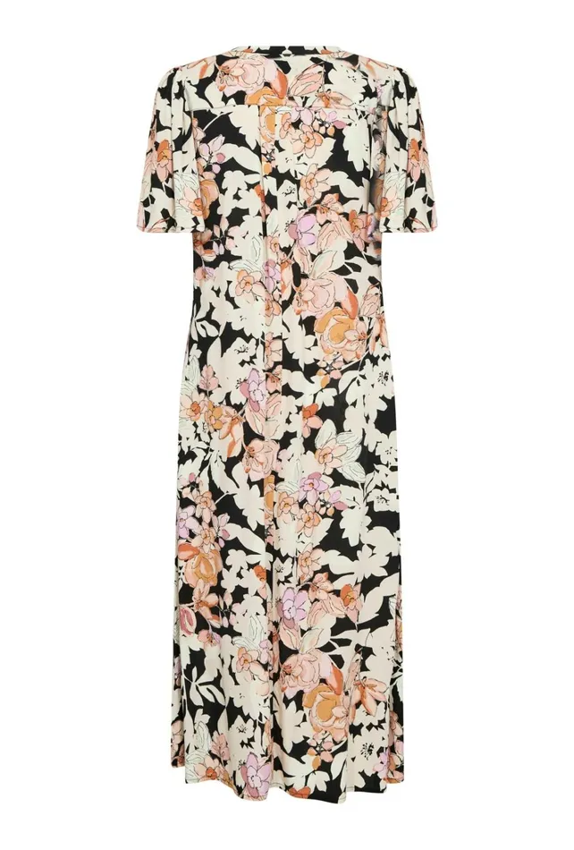 CULTURE Dresses CUaudrey Dress Orangepink Flower 8211 Women