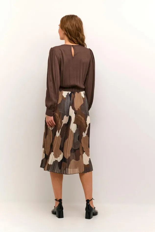 CULTURE Dresses CUcarly Dress Brown Art 8211 Women