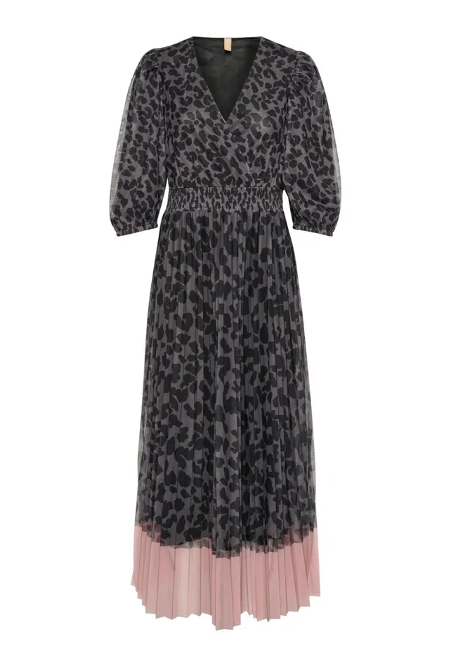 CULTURE Dresses CUchancy Dress Grey Leopardpink 8211 Women