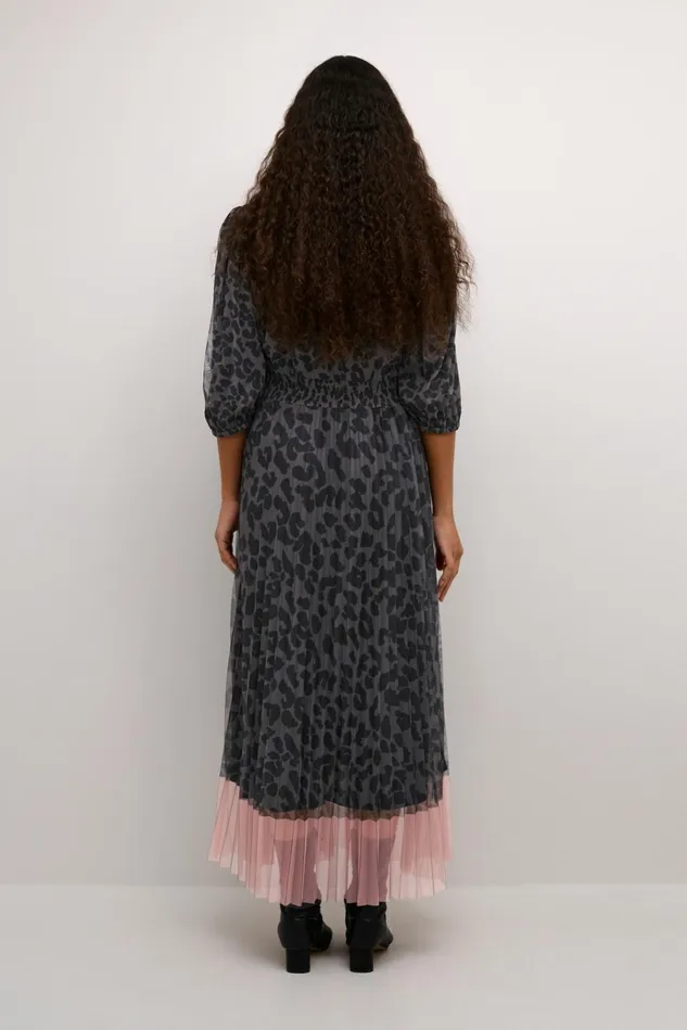 CULTURE Dresses CUchancy Dress Grey Leopardpink 8211 Women