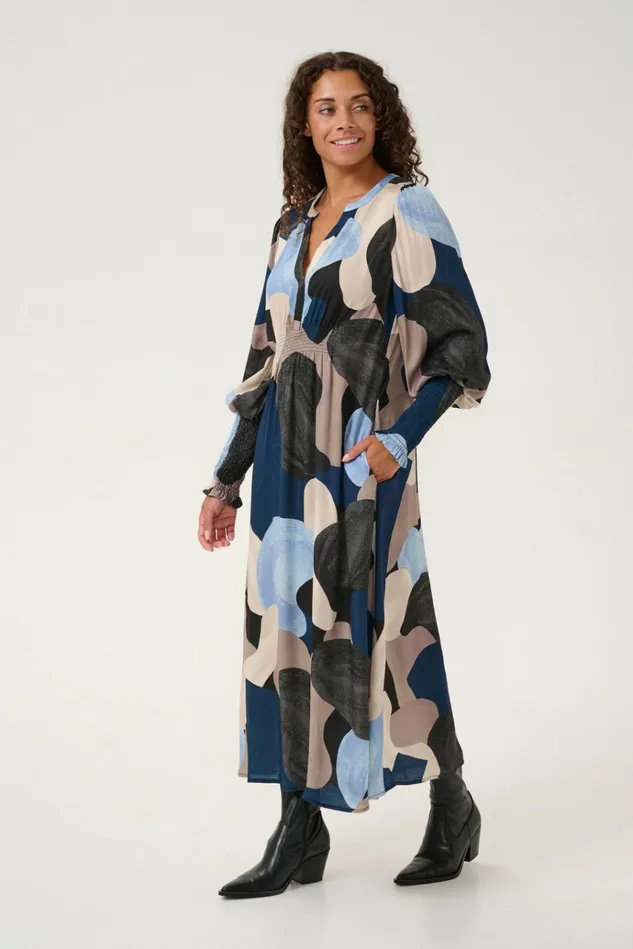 CULTURE Dresses CUdana Dress Blue Art 8211 Women
