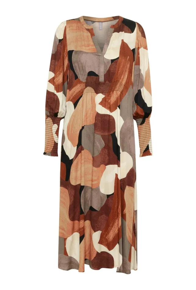 CULTURE Dresses CUdana Dress Brown Art 8211 Women