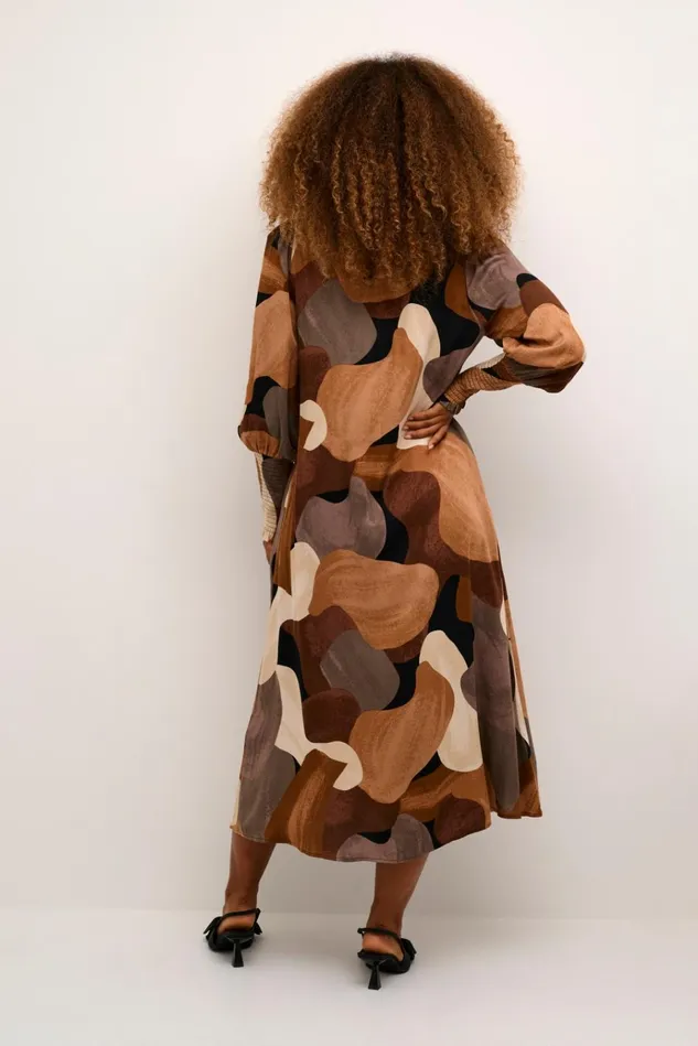 CULTURE Dresses CUdana Dress Brown Art 8211 Women
