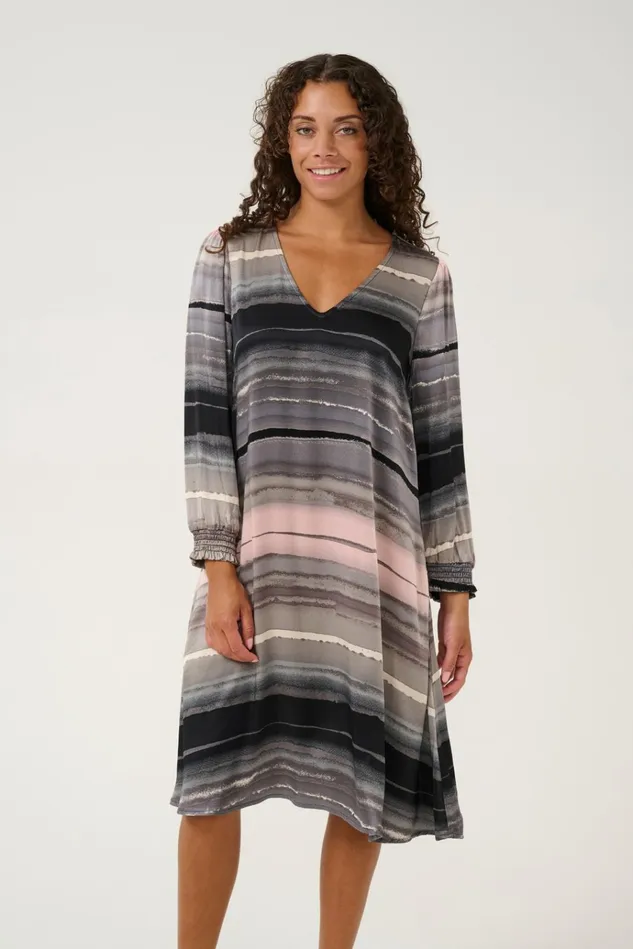 CULTURE Dresses CUibla Dress Black Stripes 8211 Women