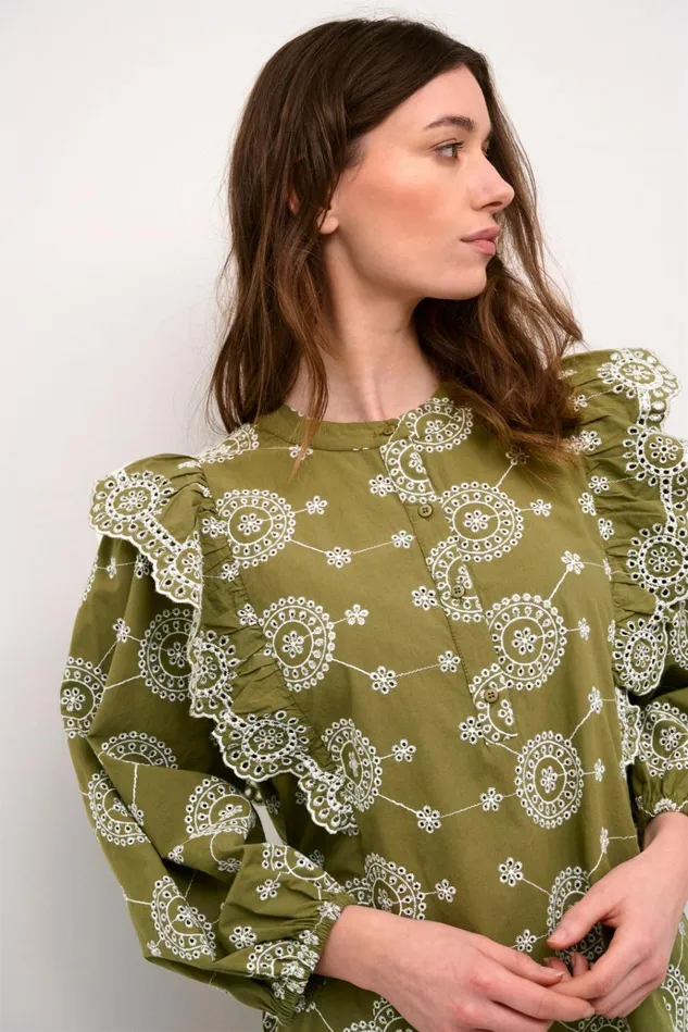CULTURE Dresses CUisa Dress Burnt Olive 8211 Women