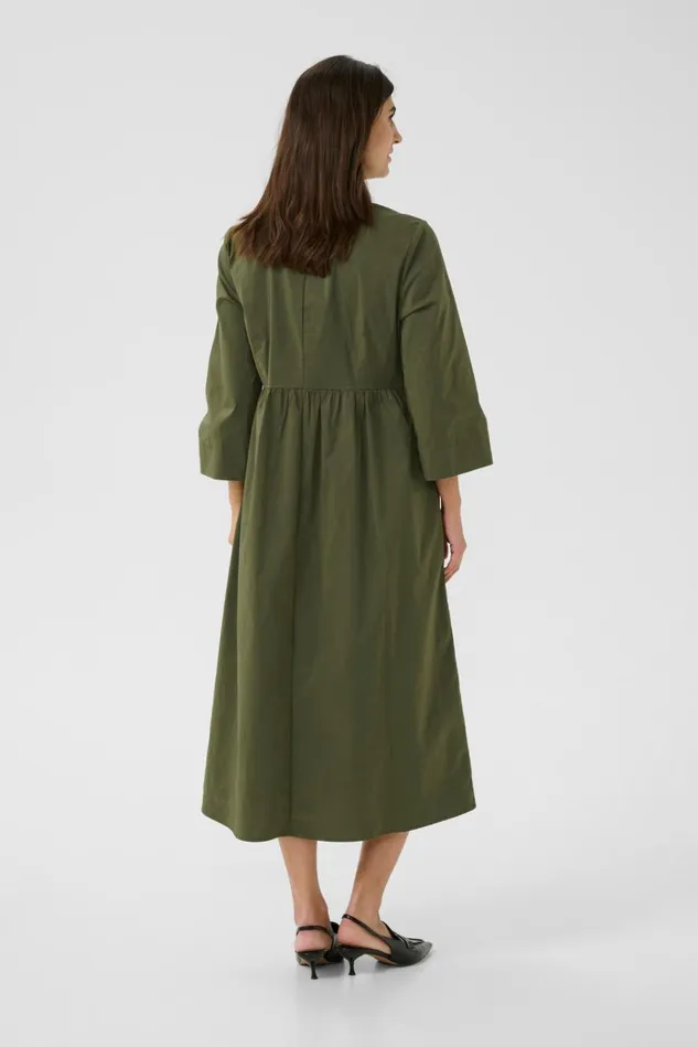 CULTURE Dresses CUpoca Dress Burnt Olive 8211 Women