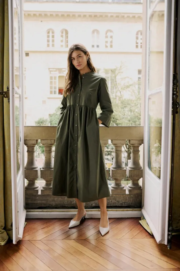 CULTURE Dresses CUpoca Dress Burnt Olive 8211 Women