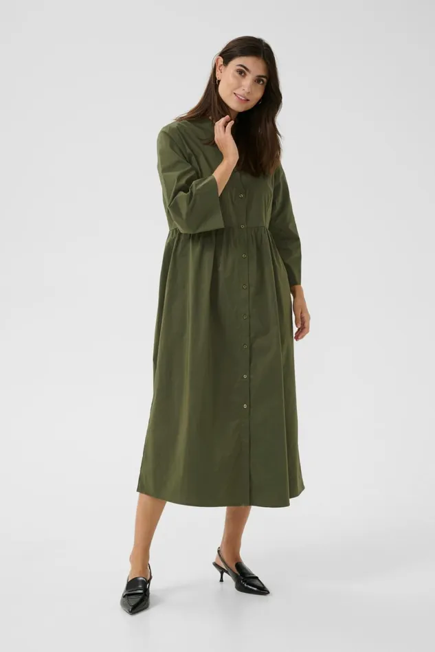CULTURE Dresses CUpoca Dress Burnt Olive 8211 Women