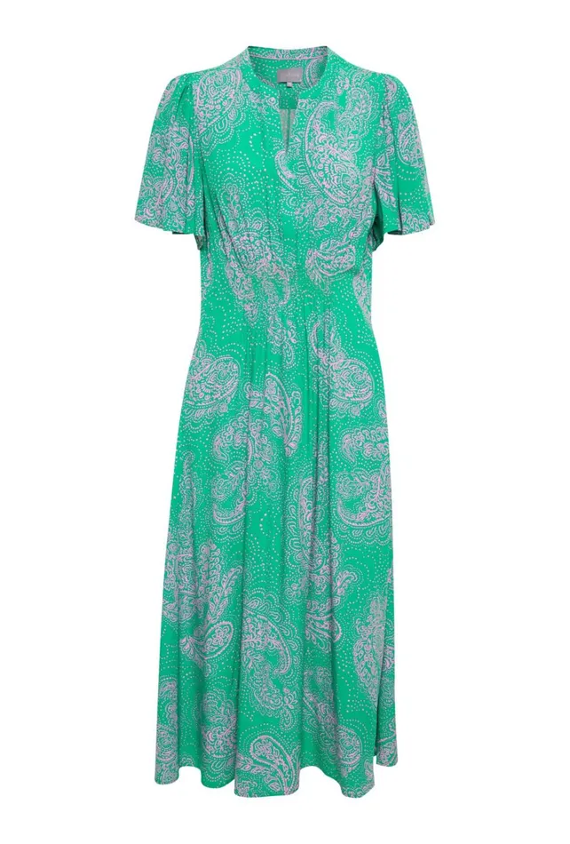CULTURE Dresses CUpolly Dress Greenpink Paisley 8211 Women