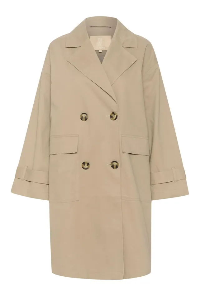 CULTURE Jackets and Coats CUaugustina Trenchcoat With Embroidery 8211 Women