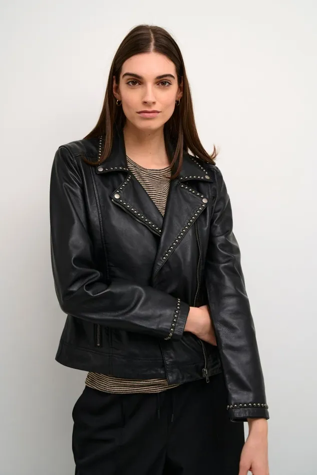CULTURE Jackets and Coats CUcanja Leather Jacket 8211 Women