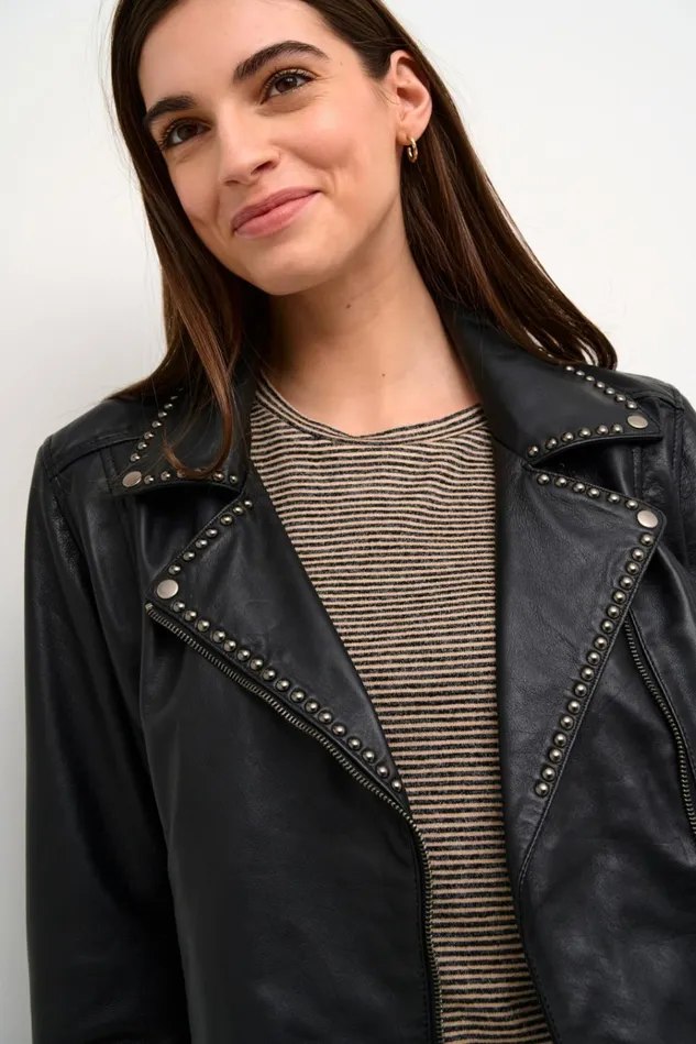CULTURE Jackets and Coats CUcanja Leather Jacket 8211 Women