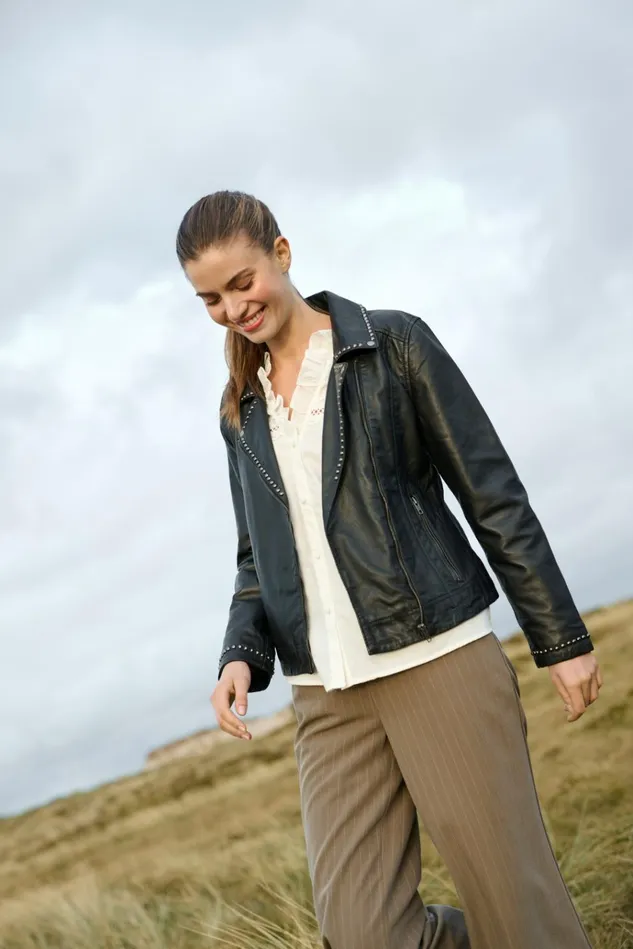 CULTURE Jackets and Coats CUcanja Leather Jacket 8211 Women