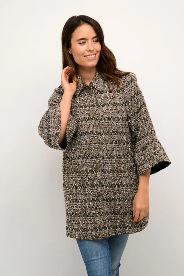 CULTURE Jackets and Coats CUgina Boucl Jacket 8211 Women