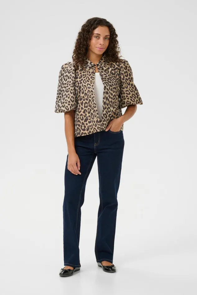 CULTURE Jackets and Coats CUmuxi Leopard Jacket 8211 Women