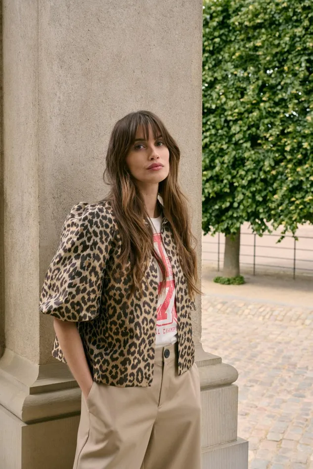 CULTURE Jackets and Coats CUmuxi Leopard Jacket 8211 Women