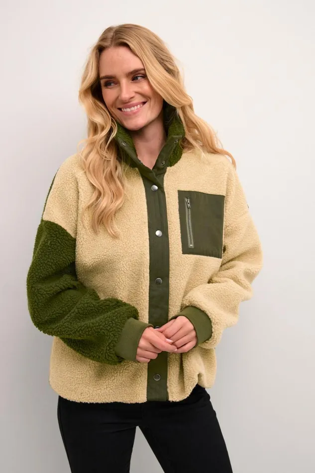 CULTURE Jackets and Coats CUtally Teddy Fleece Jacket 8211 Women