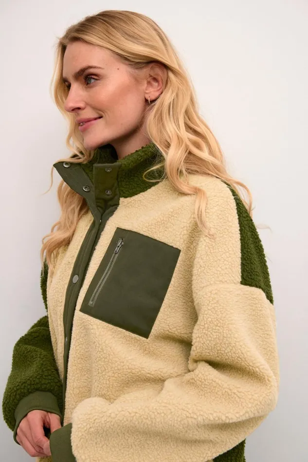 CULTURE Jackets and Coats CUtally Teddy Fleece Jacket 8211 Women