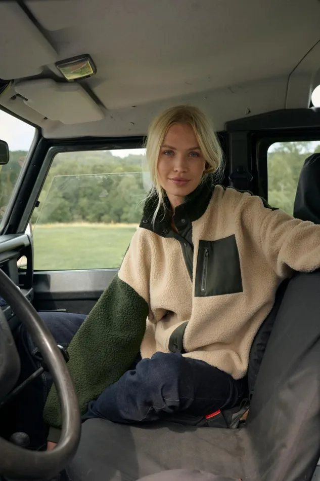 CULTURE Jackets and Coats CUtally Teddy Fleece Jacket 8211 Women