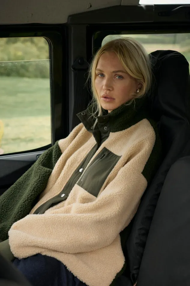 CULTURE Jackets and Coats CUtally Teddy Fleece Jacket 8211 Women
