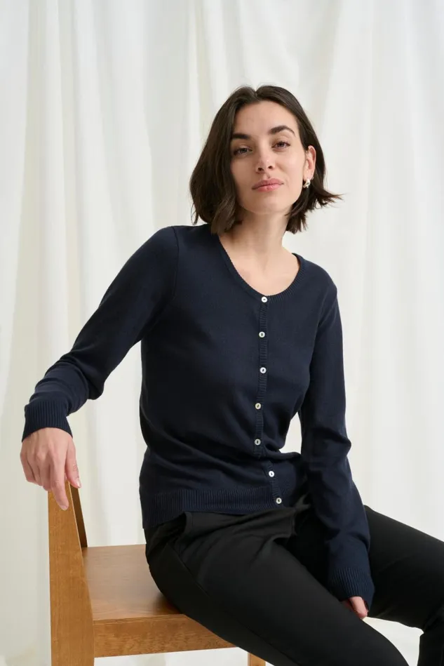 CULTURE Knitwear and Cardigans CUannemarie Cardigan Salute 8211 Women