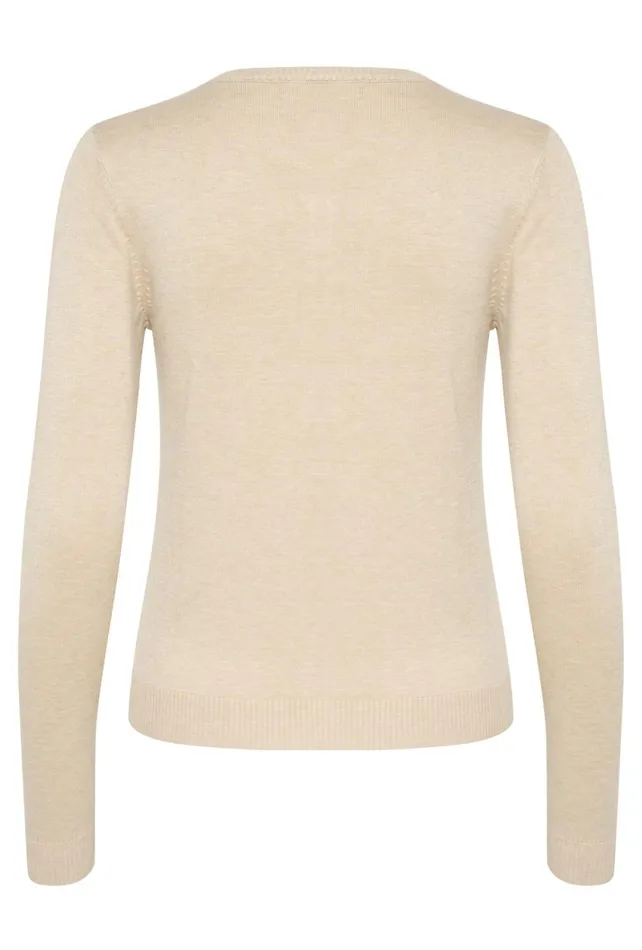 CULTURE Knitwear and Cardigans CUannemarie Cardigan Warm Sand Melange 8211 Women