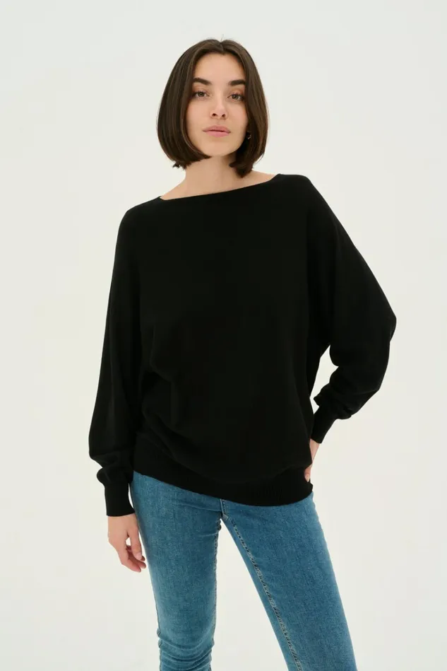 CULTURE Knitwear and Cardigans CUannemarie Pullover Black 8211 Women