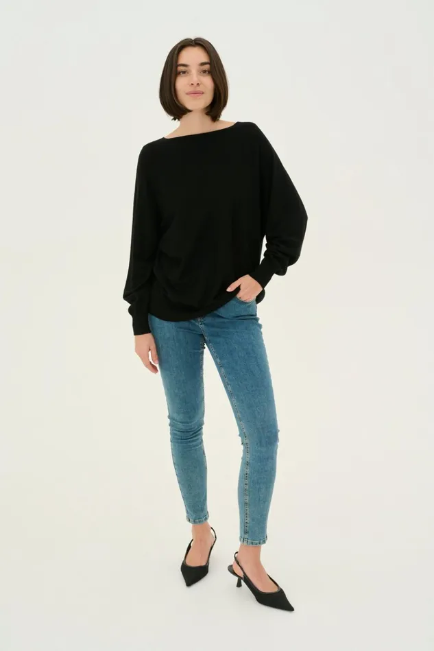 CULTURE Knitwear and Cardigans CUannemarie Pullover Black 8211 Women