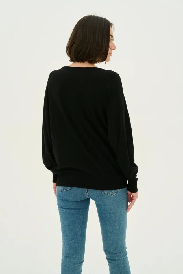 CULTURE Knitwear and Cardigans CUannemarie Pullover Black 8211 Women