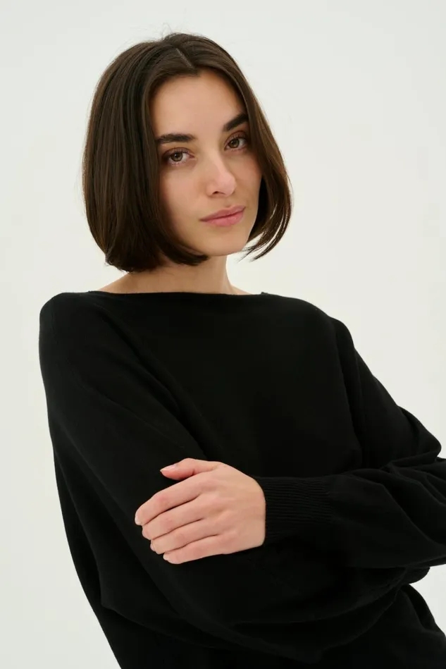 CULTURE Knitwear and Cardigans CUannemarie Pullover Black 8211 Women
