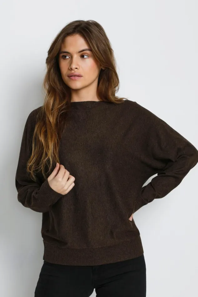 CULTURE Knitwear and Cardigans CUannemarie Pullover Demitasse Melange 8211 Women CULTURE Knitwear and Cardigans CUannemarie Pullover Demitasse Melange 8211 Women