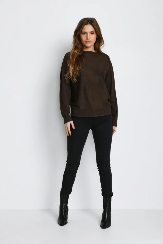 CULTURE Knitwear and Cardigans CUannemarie Pullover Demitasse Melange 8211 Women