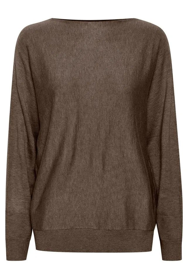 CULTURE Knitwear and Cardigans CUannemarie Pullover Demitasse Melange 8211 Women