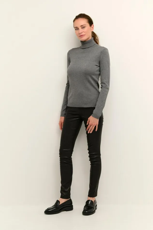 CULTURE Knitwear and Cardigans CUannemarie Pullover Mid Grey Melange 8211 Women