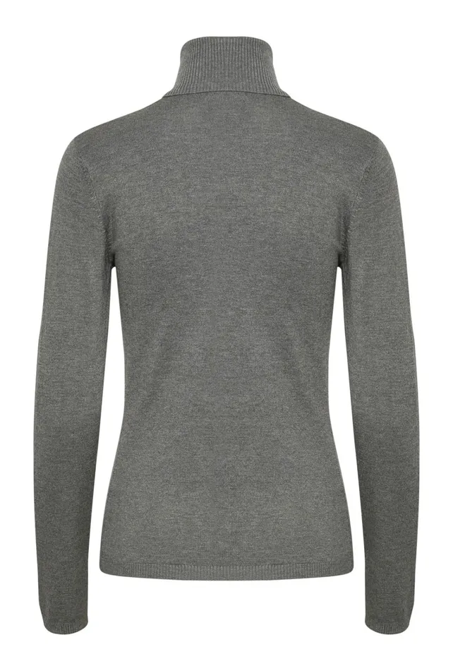 CULTURE Knitwear and Cardigans CUannemarie Pullover Mid Grey Melange 8211 Women