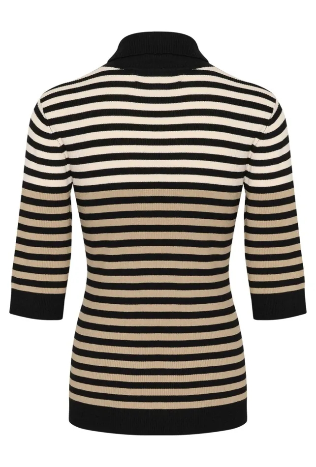 CULTURE Knitwear and Cardigans CUannemette Pullover Blackwhitecapdune 8211 Women