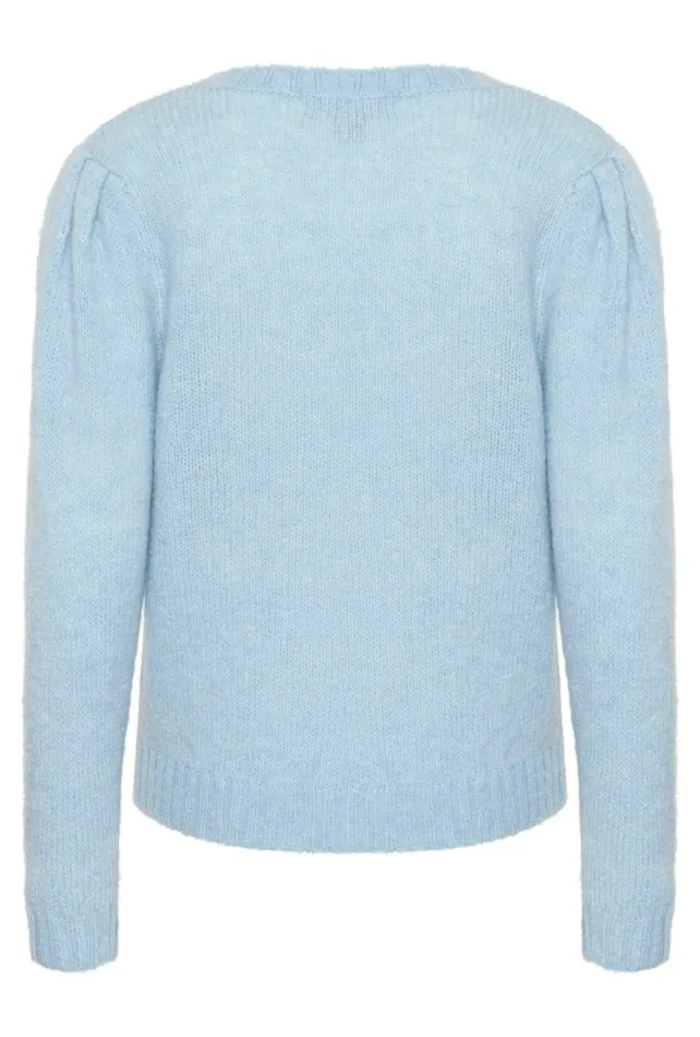 CULTURE Knitwear and Cardigans CUosa Pullover Cashmere Blue Melange 8211 Women