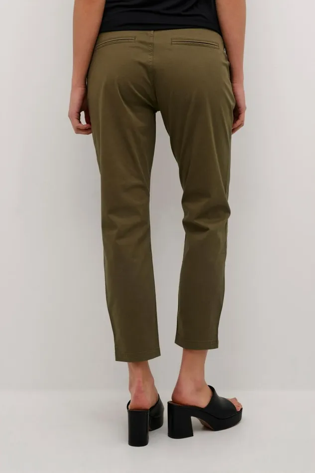 CULTURE Pants CUbrita Trousers Burnt Olive 8211 Women