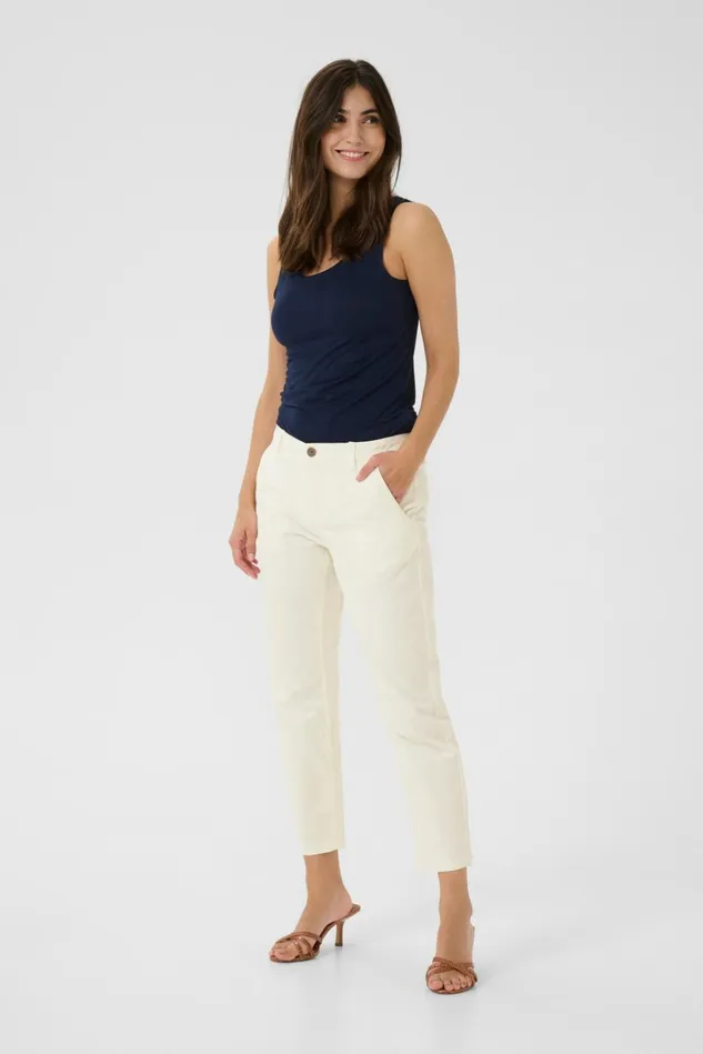 CULTURE Pants CUbrita Trousers Spring Gardenia 8211 Women